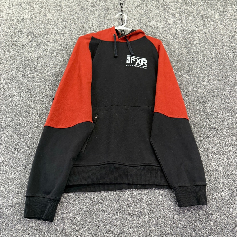 FXR Hoodie Mens 2XL Black Red Factory Racewear Pullover